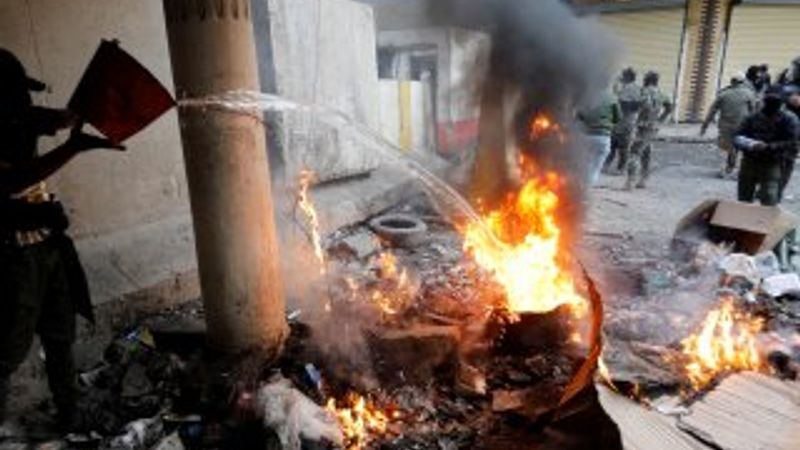Irak'taki gösterilerde 57 kişi yaralandı