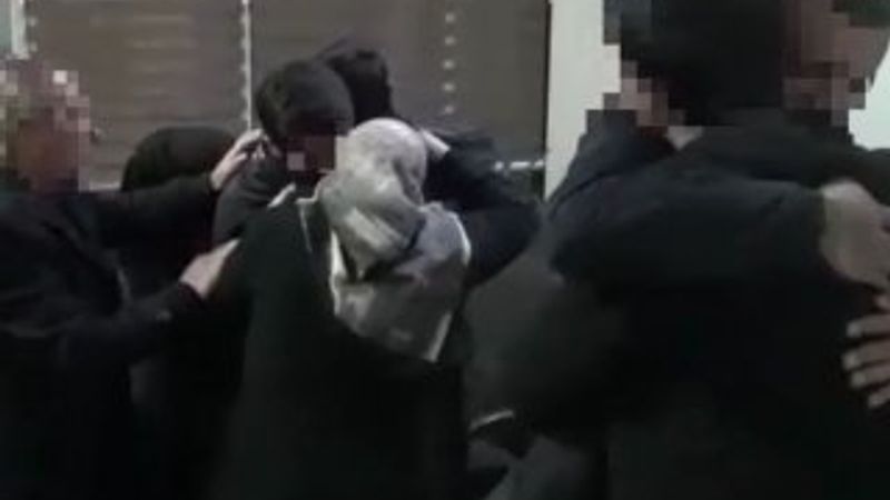 İkna edilen teröristleri aileleri karşıladı