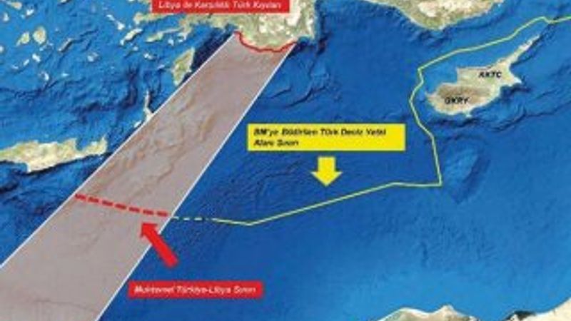 Türkiye ile Libya artık Akdeniz'de komşu
