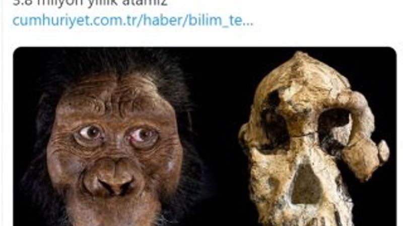 Evrimciler ilk atamız bu diyor