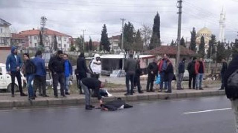 Yayaya çarpan sürücünün ehliyetsiz olduğu anlaşıldı