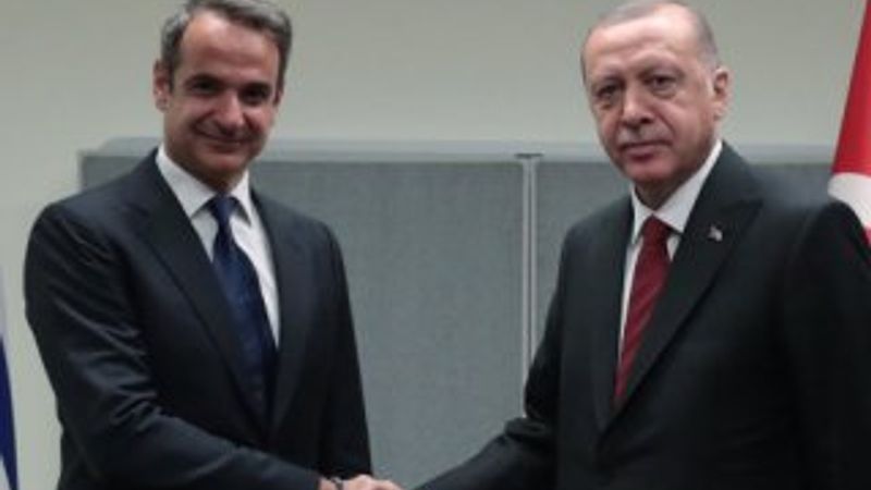 NATO Zirvesi'nde Erdoğan-Miçotakis görüşmesi