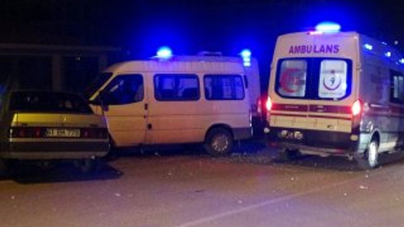 Ordu'da otomobil ile minibüs çarpıştı
