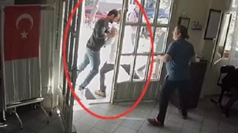 Doktora kafa atan saldırgan yakalandı