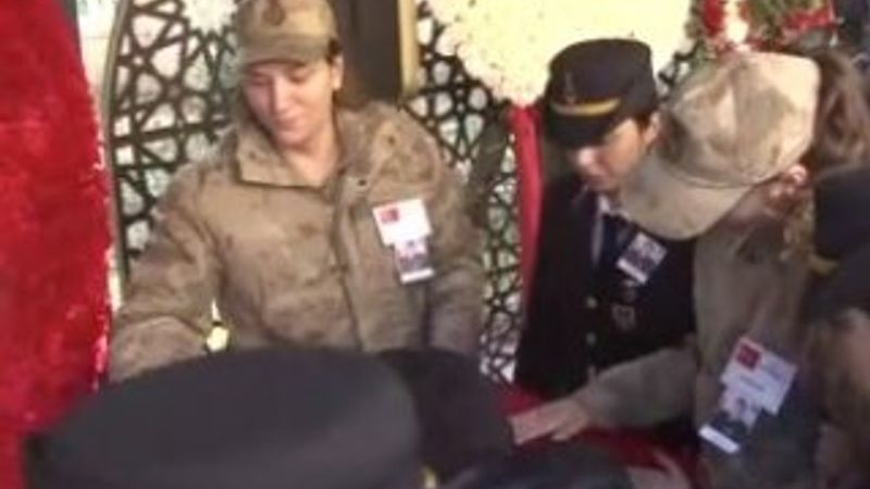 Bomba imha uzmanı şehit Esra Çevik'e veda