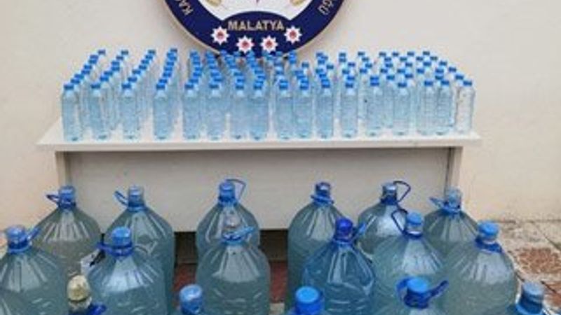 Malatya’da sahte içki operasyonu
