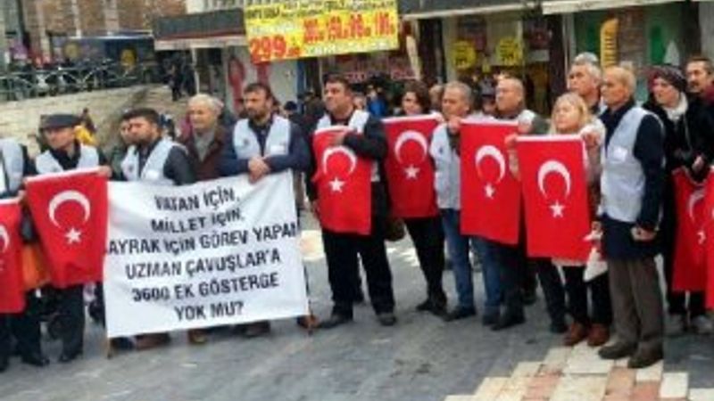 Uzman erbaşlar özlük hakları için Ankara'dan seslendi
