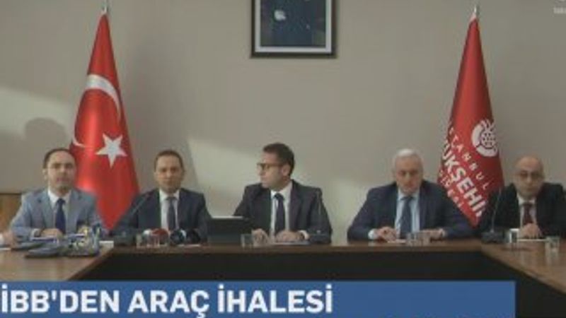 İBB'de canlı yayında araç ihalesi