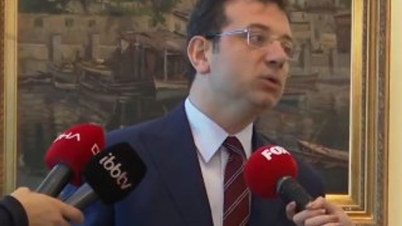 Ekrem İmamoğlu, Kanal İstanbul karşıtlığını yineledi
