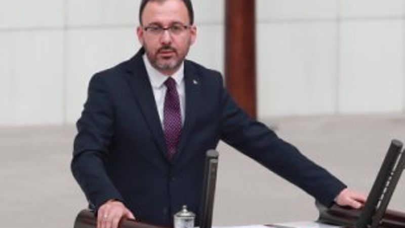 Bakan Mehmet Kasapoğlu Meclis'te konuştu