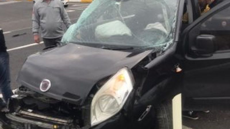 Tekirdağ’da tır ile ticari araç çarpıştı: 1 yaralı