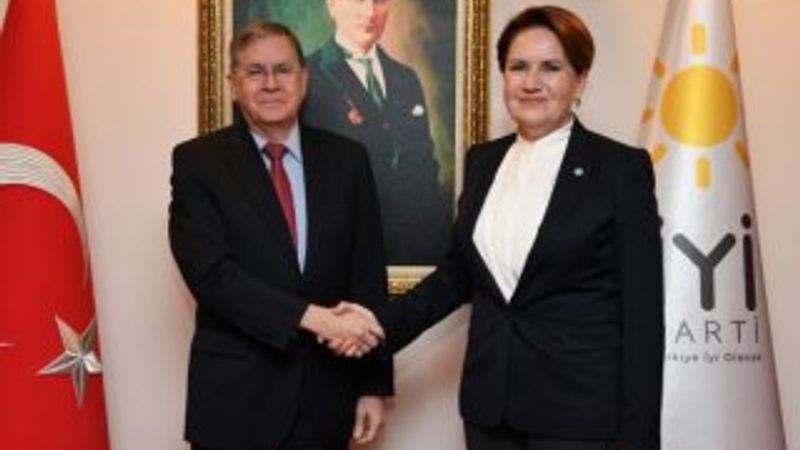 ABD Büyükelçisi, Akşener'i ziyaret etti