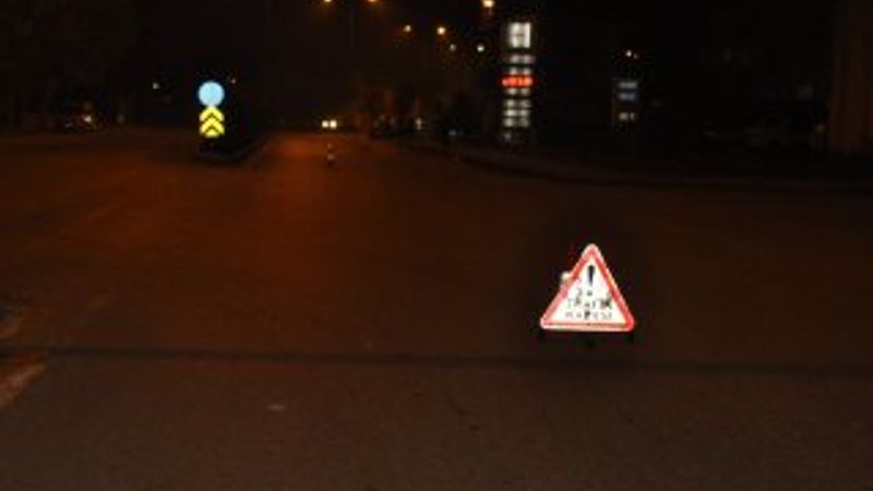 Konya'da trafik polisine otomobil çarptı