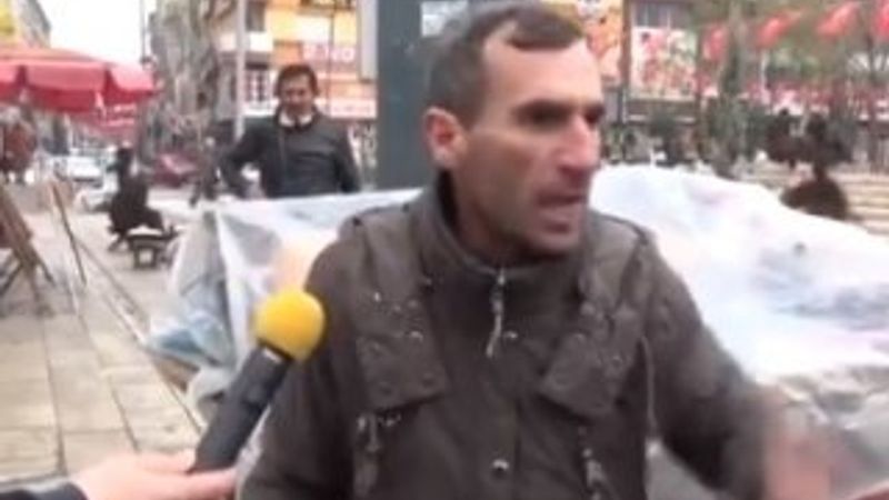 Elazığ'da işsiz babanın valiliğe sitemi