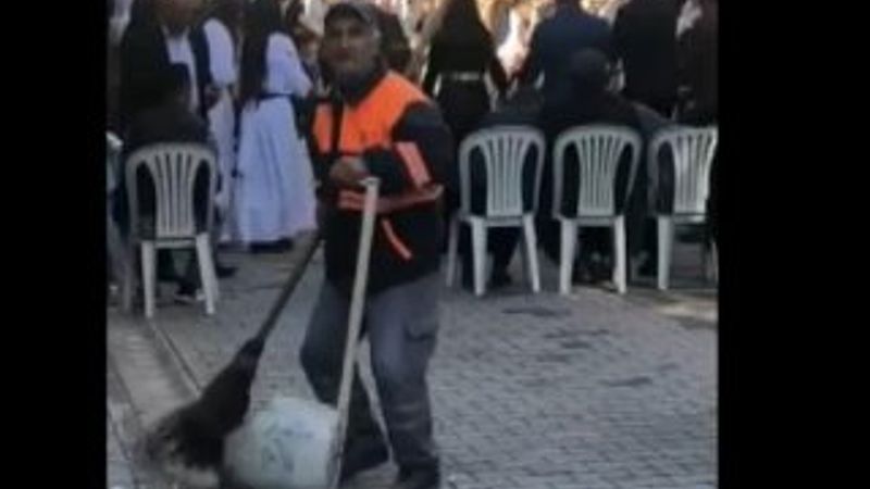 Hem oynadı hem dans etti