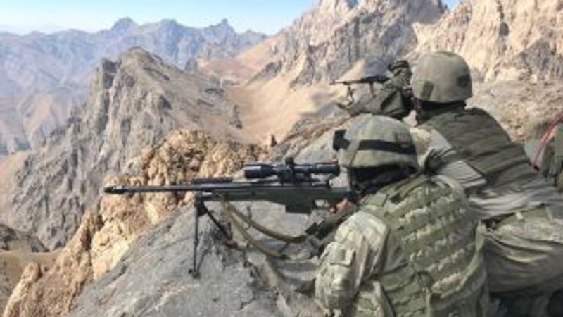 Irak'ın kuzeyinde 5 terörist öldürüldü