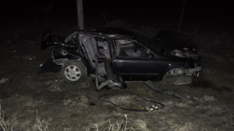 Konya'da takla atan araçtaki 1 kişi öldü 2 kişi yaralandı