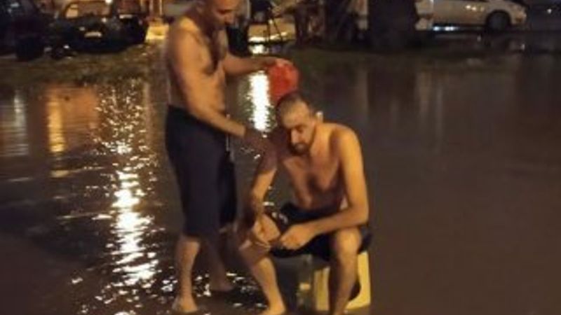 İzmir'de su kesintisinin açığını sağanakla kapattılar