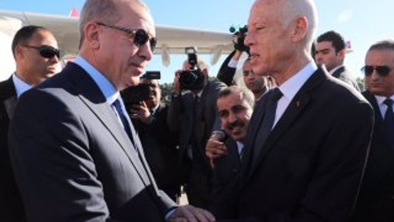 Cumhurbaşkanı Erdoğan Tunus'ta