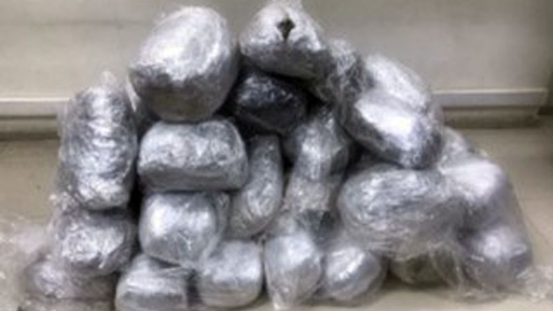 Gaziantep polisi bir tankerde 200 kilo esrar buldu