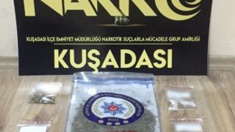 Kuşadası’nda uyuşturucu operasyonu