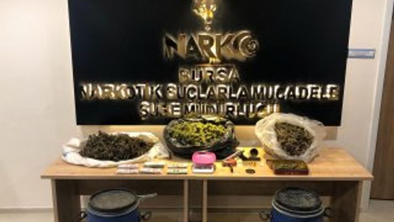 Çiftlikten 5 kilo esrar, 81 bin TL ve 19 bin dolar çıktı