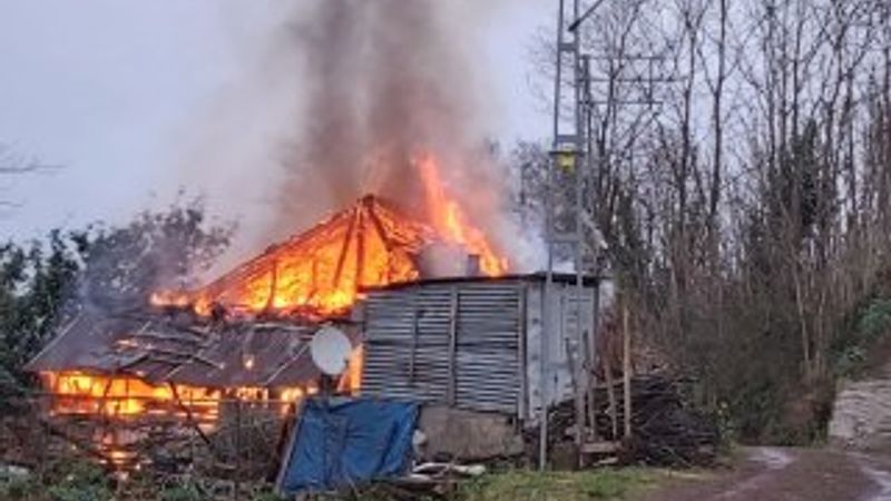 Ordu'da 95 yaşındaki şahıs yangında can verdi