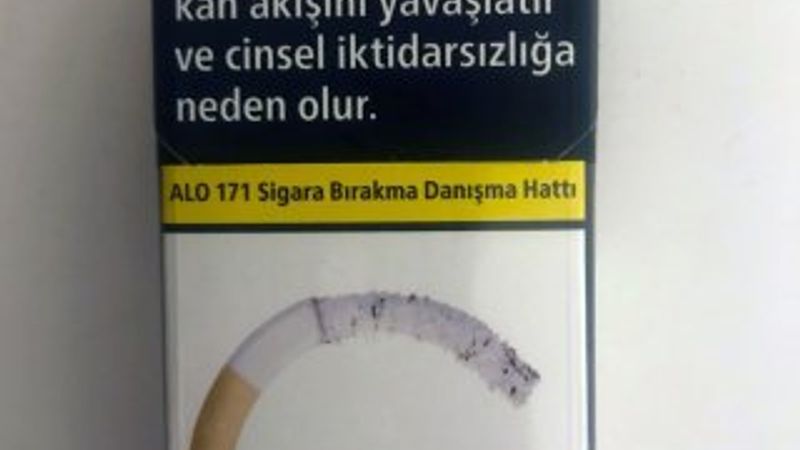Sigara paketlerinde tek tip modeli