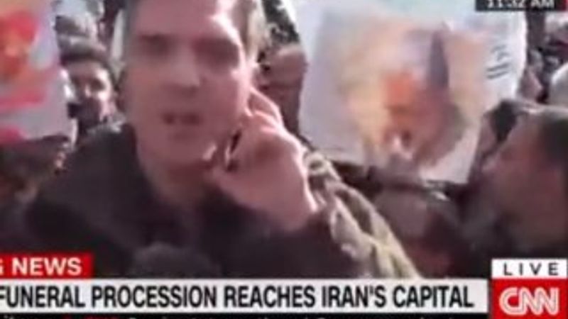 CNN Süleymani’nin cenaze törenini canlı yayınladı