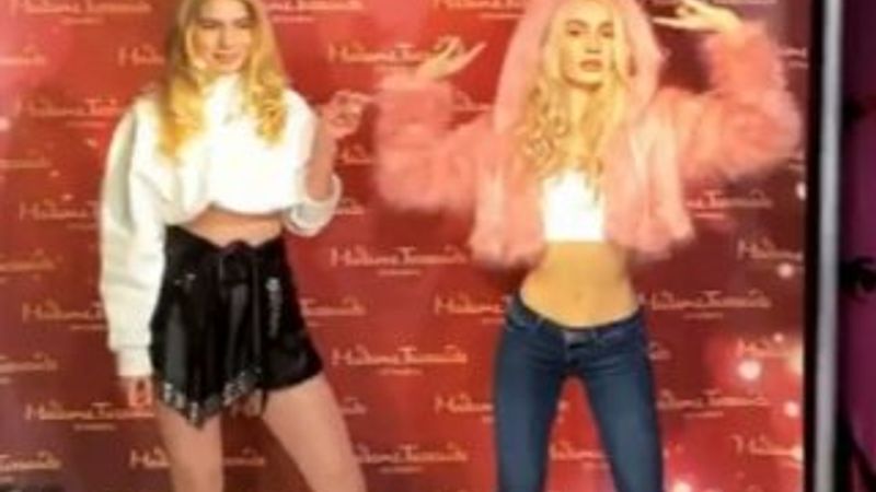 Aleyna Tilki'nin balmumu heykeli