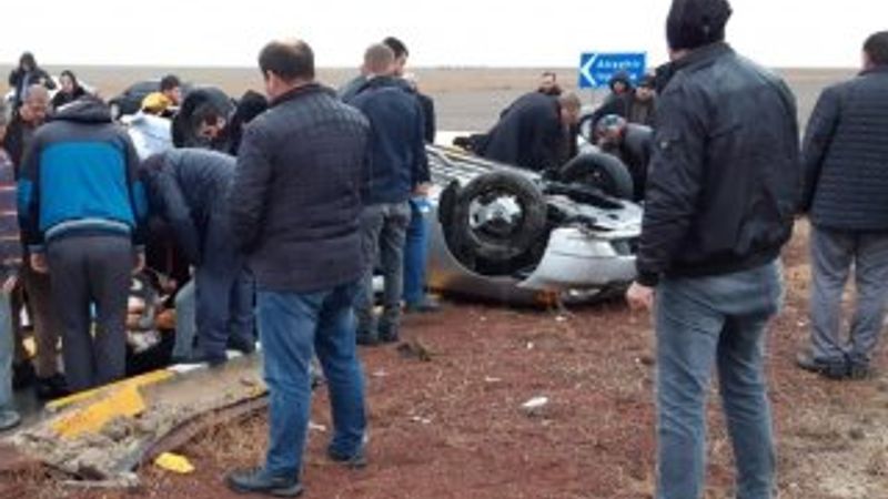 Konya'da trafik kazasında 1 kişi öldü, 8 kişi yaralandı