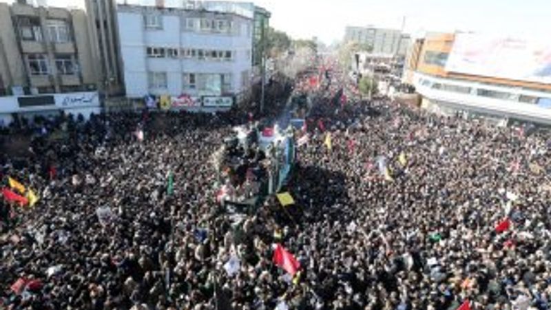 Süleymani'nin cenaze töreninde ölü sayısı 56 oldu