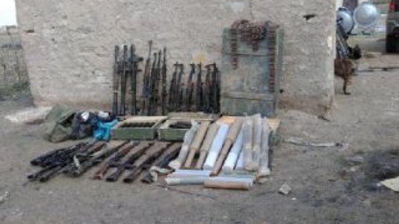 MSB: PKK/YPG'ye ait mühimmat imha edildi