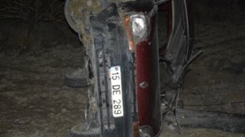 Burdur’da trafik kazası: 5 yaralı