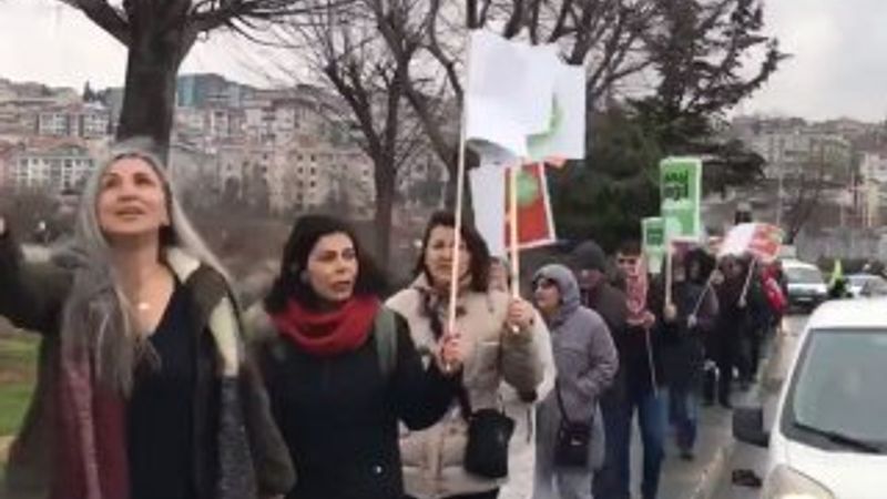 Kanal İstanbul'a hayır diyenler sokağa indi