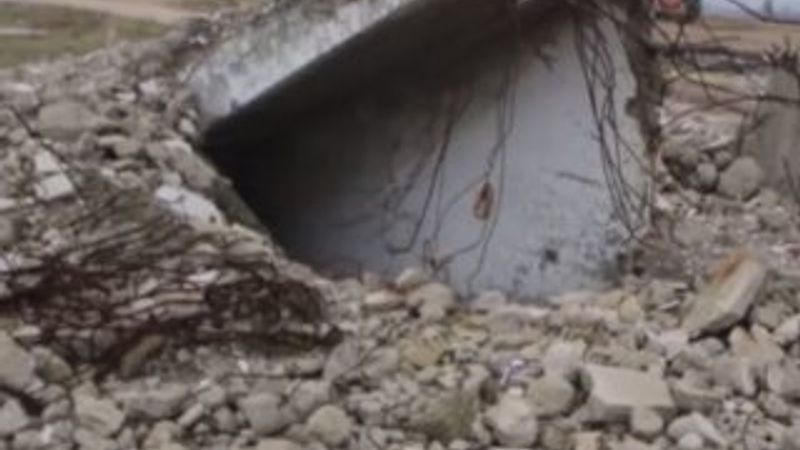 Tel Abyad'da 12 kilometrelik tünele konteyner oda