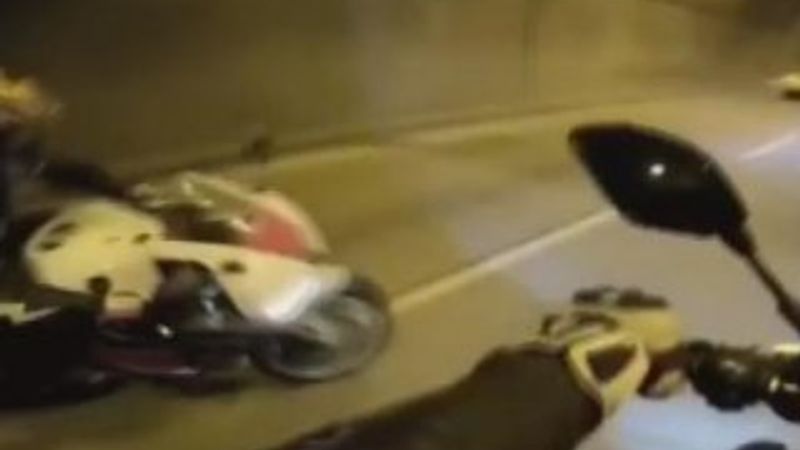 Tek teker üzerinde hız kazaya neden oldu