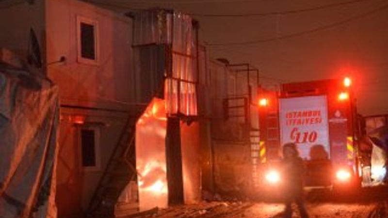 Sultangazi'de bir işçi yanarak can verdi