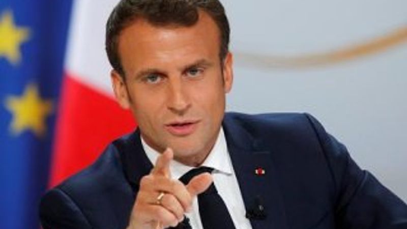 Macron'un görüntüsünü paylaşan gazeteci gözaltında