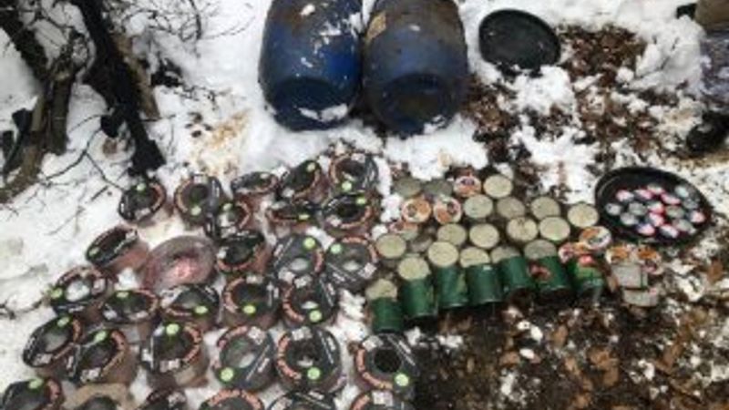 Bitlis'te PKK'nın gömülü mühimmatları ele geçirildi