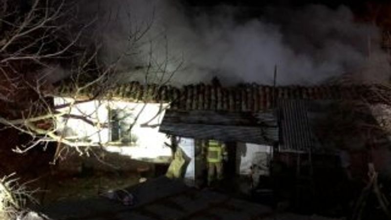 Tek yaşayan 96 yaşındaki adam yangında öldü