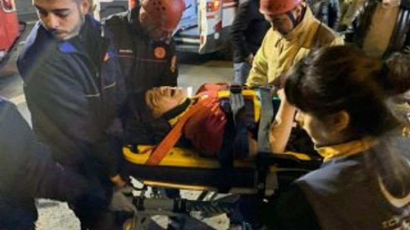 14 yaşındaki sürücü kaza yaptı, bacağı koptu