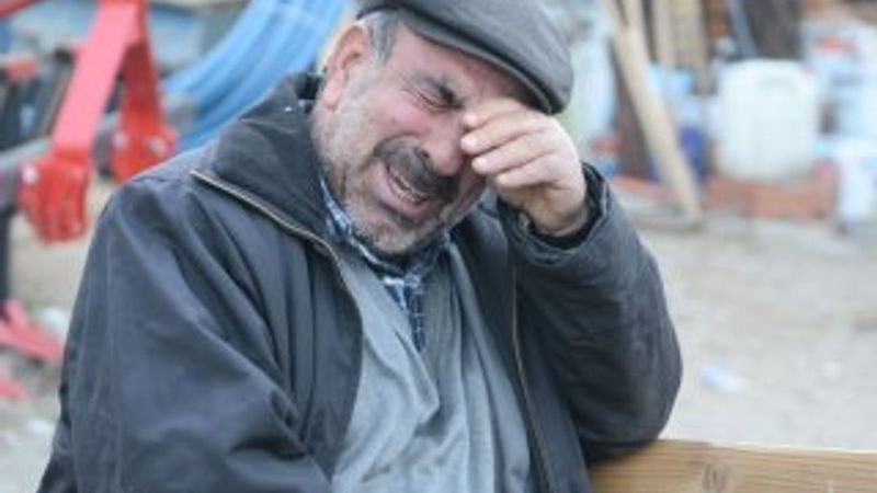 Elazığ'da deprem sonrası acı fotoğraf