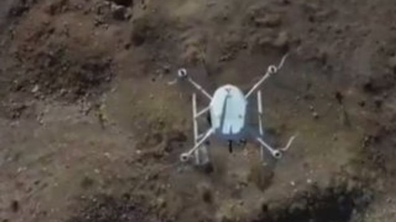 Silahlı mini İHA güvenlik güçlerine teslim edildi