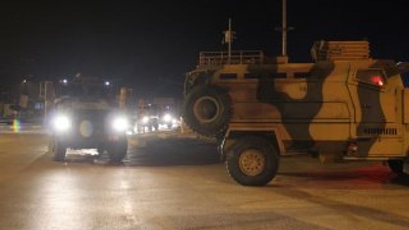 Sınıra tank ve komando sevkiyatı