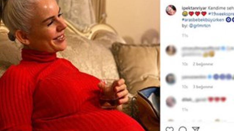 İpek Tanrıyar'dan hamile pozu