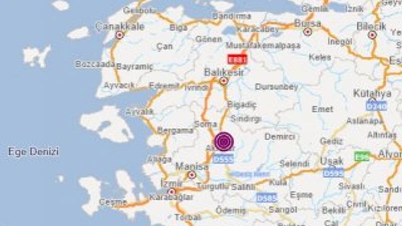 Manisa'da 4.8 şiddetinde deprem