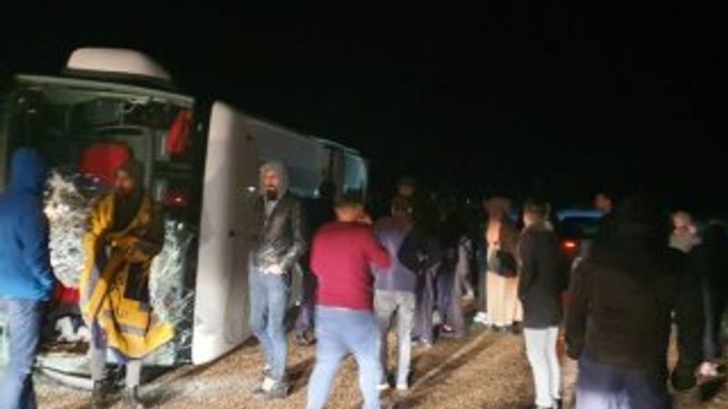 Kayseri'de yolcu otobüsü kazası: 10 yaralı