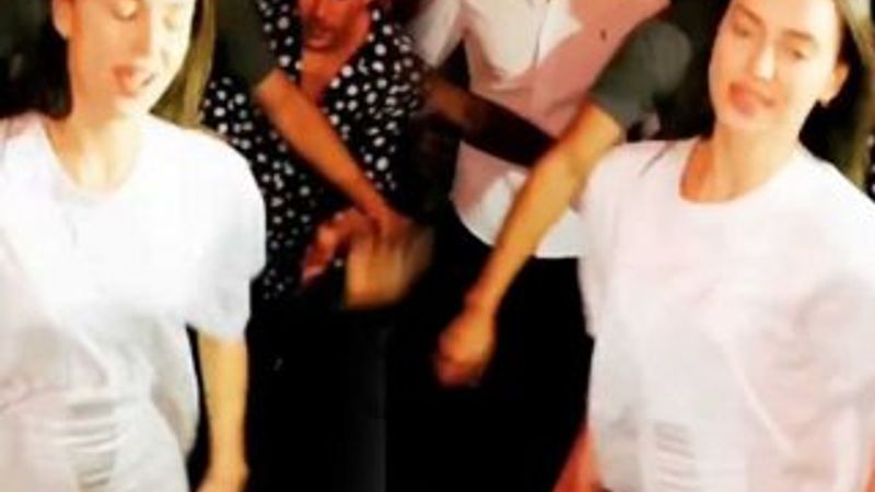 Irina Shayk'tan kalça dansı