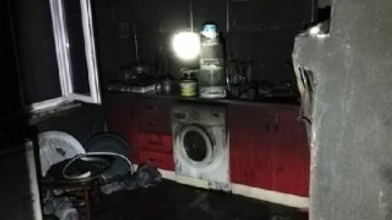 Babaanne ve iki torunu yangında can verdi